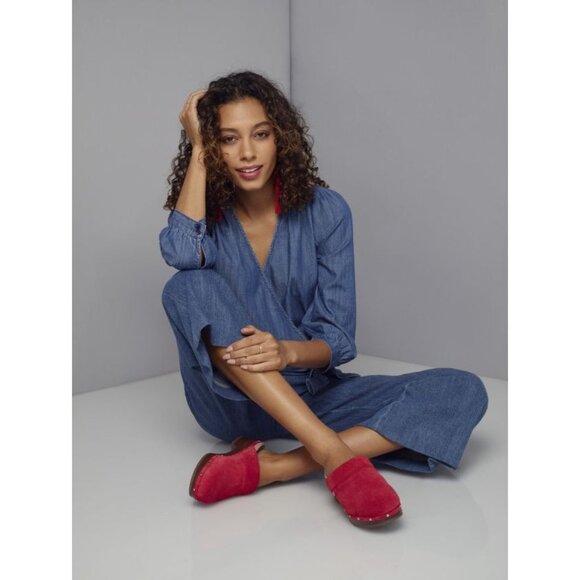 VIONIC Women's Kacie Orthotic Support Slip On Clog, Red Size USA-6 - Picture 5 of 13